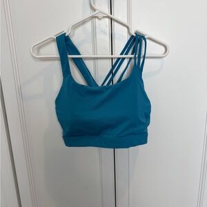 Teal Athleta Train Free Sports Bra